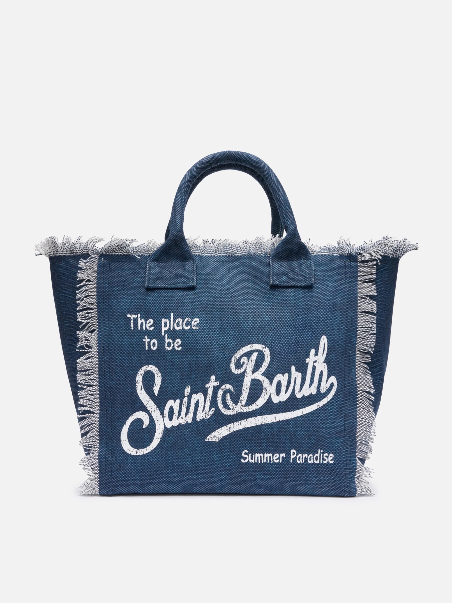 Borsa da mare in cotone mare