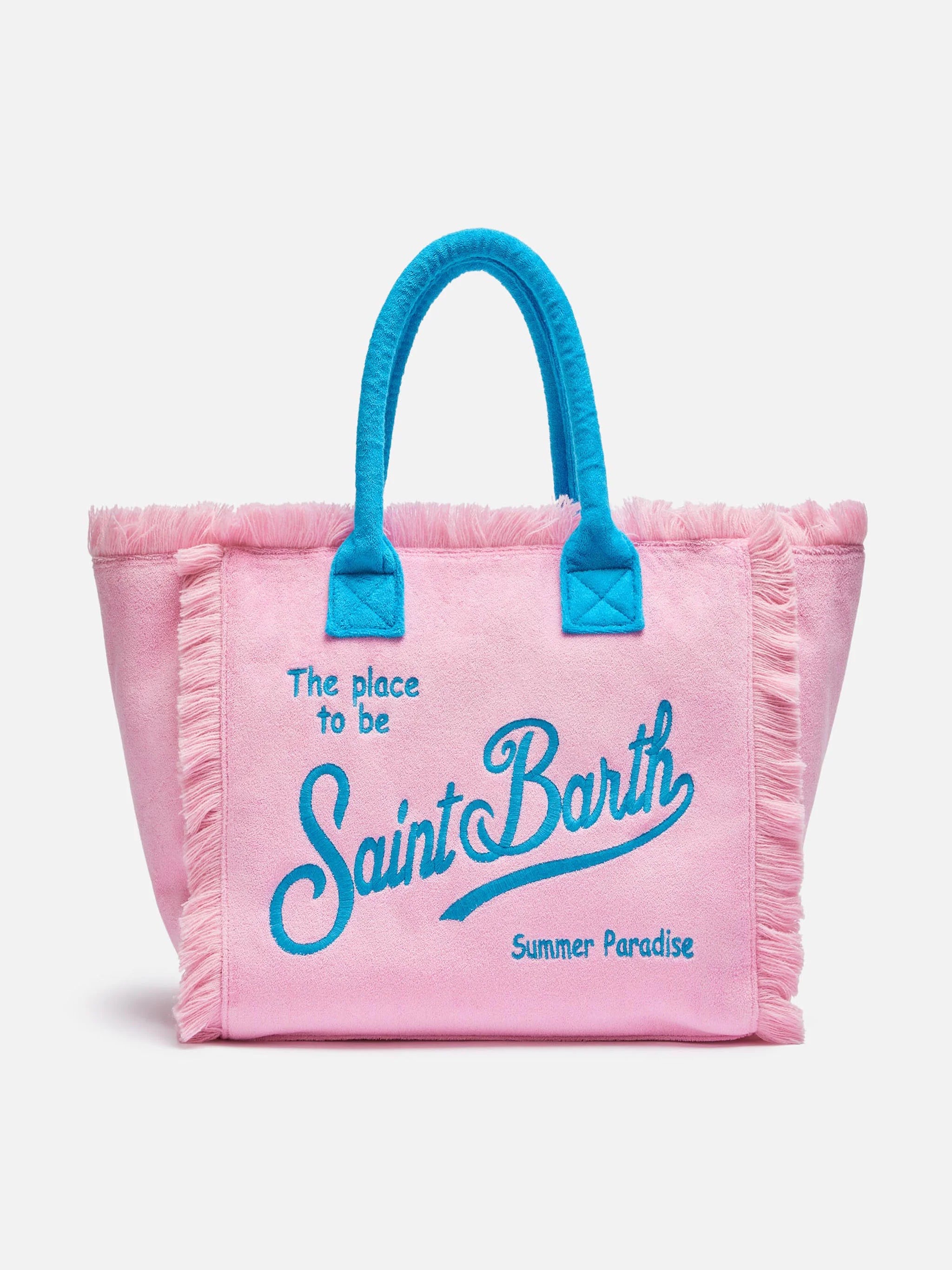 Borsa da mare in spugna rosa