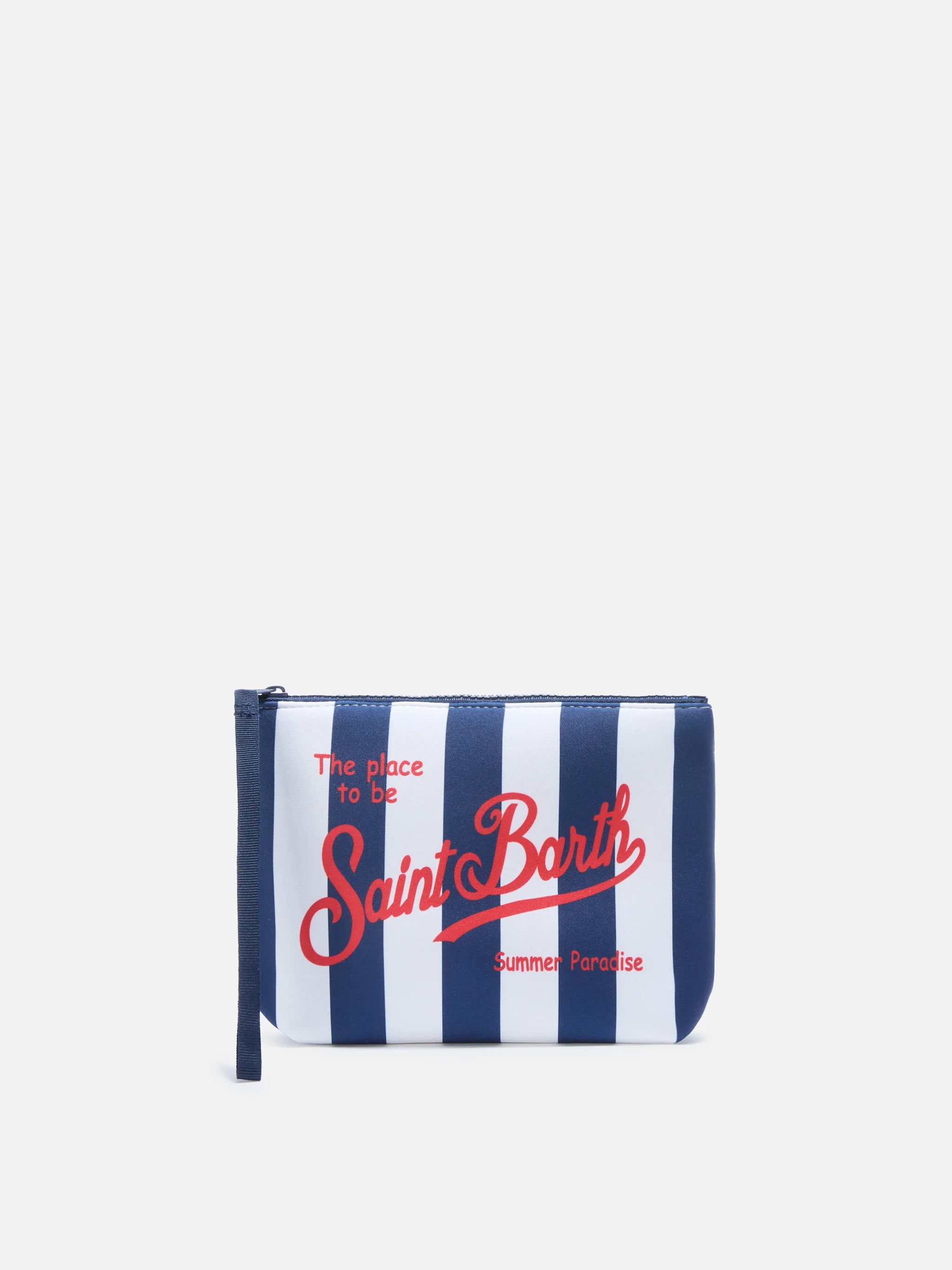 Pochette da mare righe blu